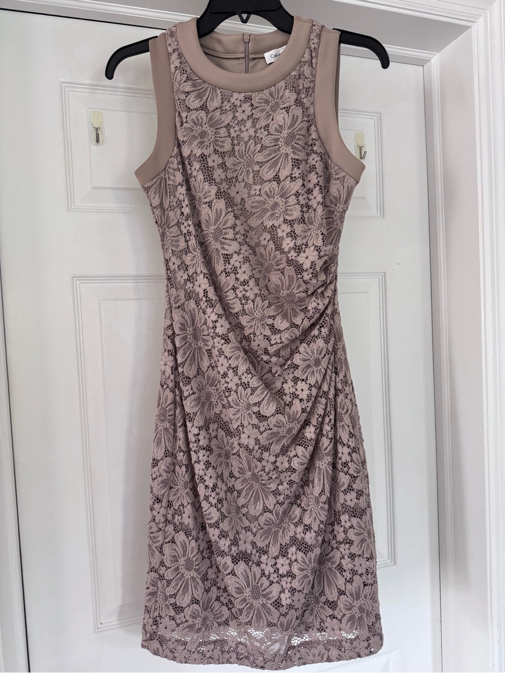 Calvin Klein Sleeveless Lace Dress Size 2